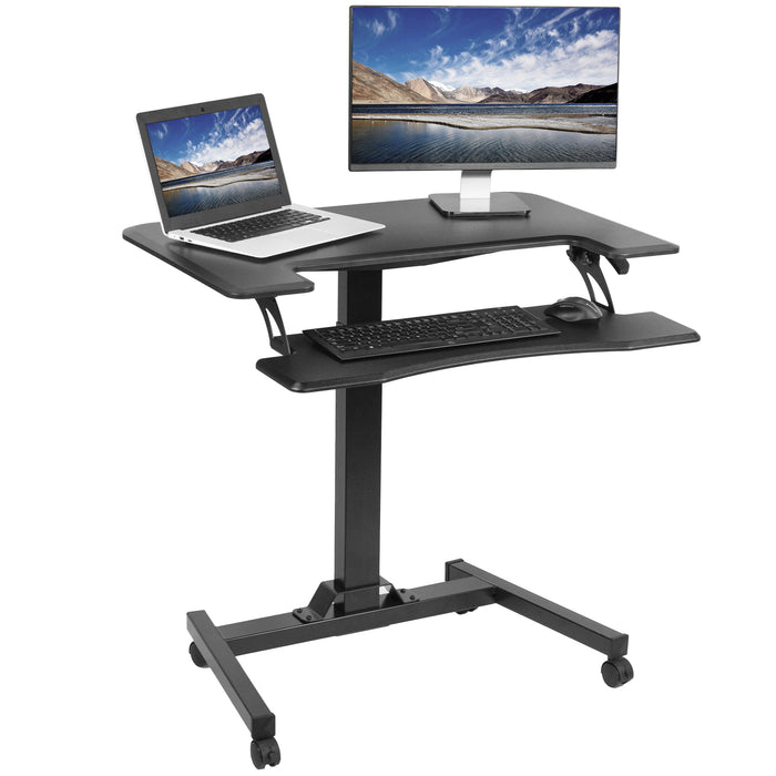 Pneumatic Mobile Compact Desk (36")