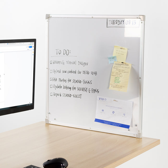 Clamp-on 24” Whiteboard