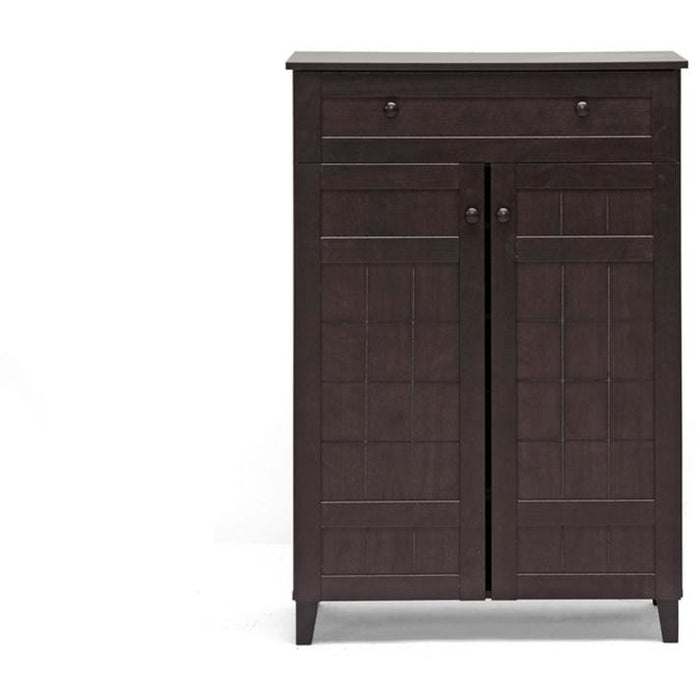 Glidden Transitional Wood Shoe Cabinet
