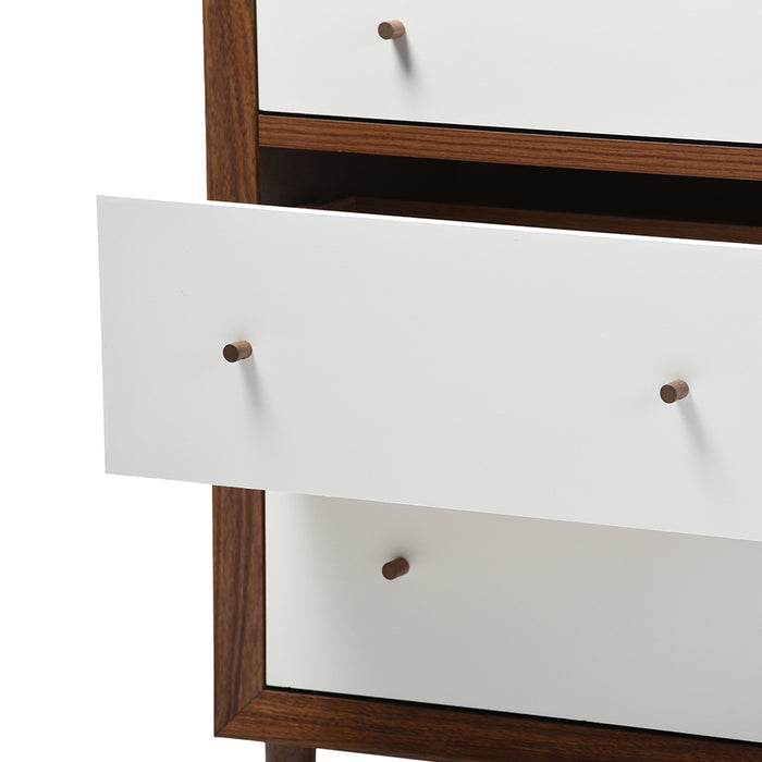 Harlow Scandinavian (6-Drawers) Wood Dresser