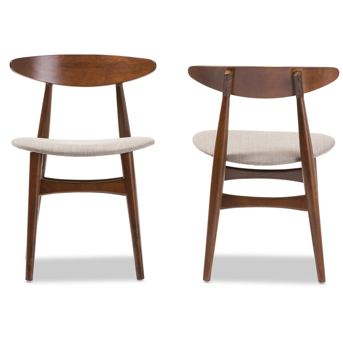Flora Mid-Century (Set of 2) Dining Chair