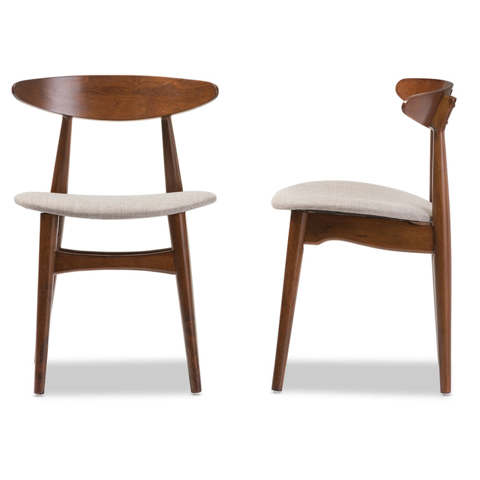 Flora Mid-Century (Set of 2) Dining Chair