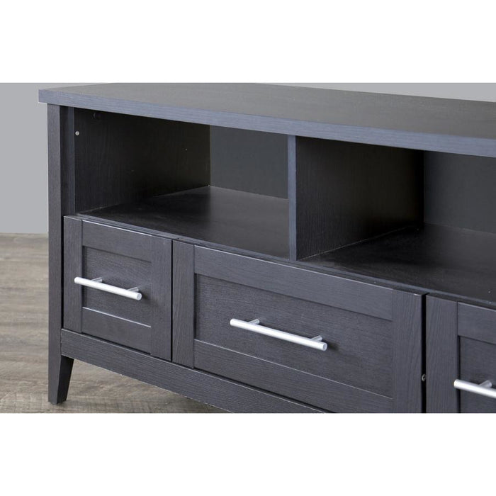 Espresso (3-Drawers) Wood TV Stand