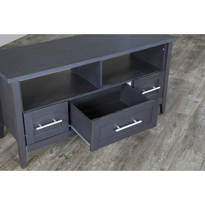 Espresso (3-Drawers) Wood TV Stand
