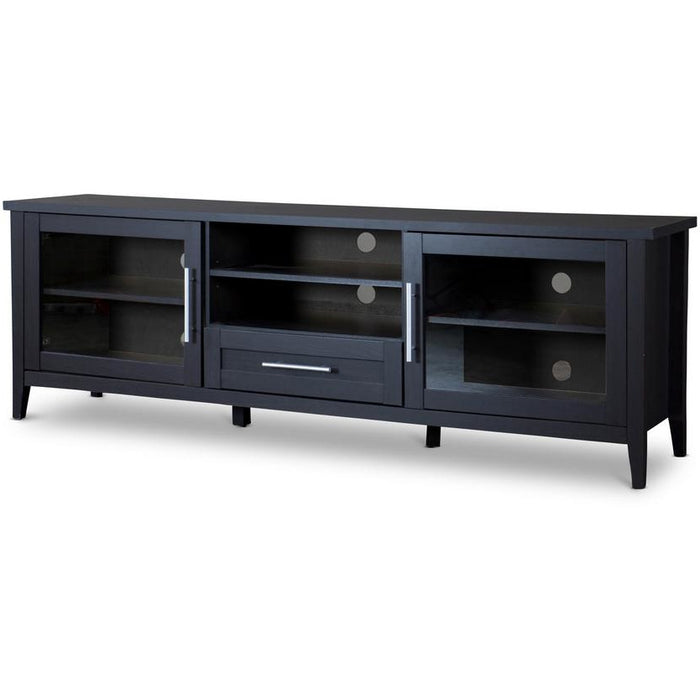 Espresso Contemporary Wood TV Stand