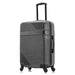 InUSA Resilience Medium 24-inch black suitcase  three-quarter view