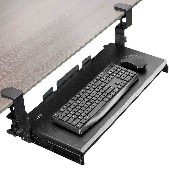 Clamp-on Keyboard Tray