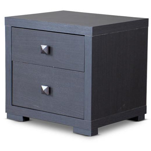 Espresso (2-Drawer) Silverstone Wood Nightstand