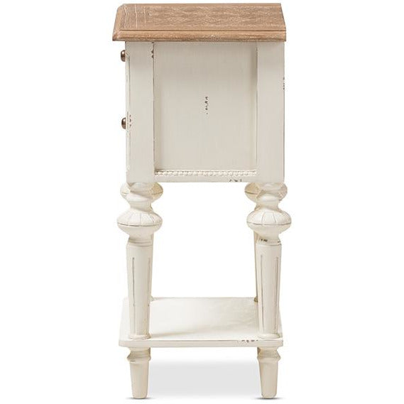 Marquetterie French Provincial (2-Drawer) Nightstand