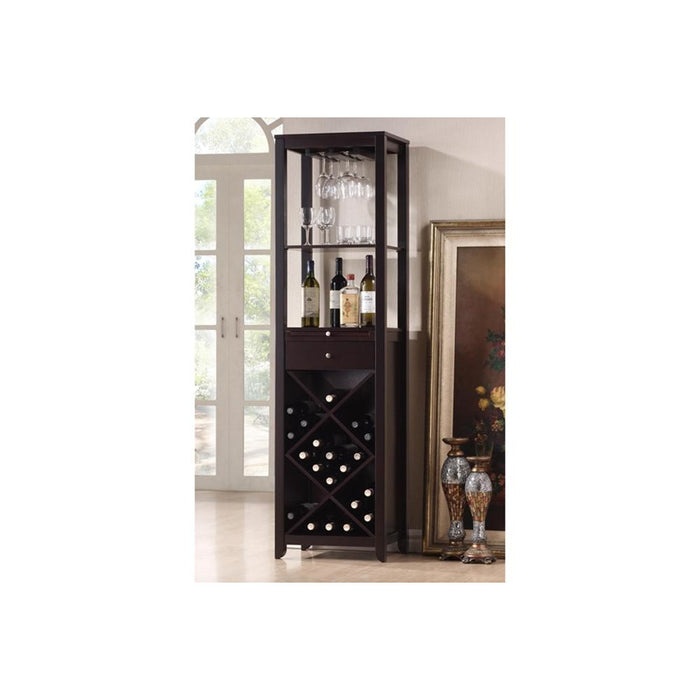 Austin Contemporary Wood Wine Cabinet