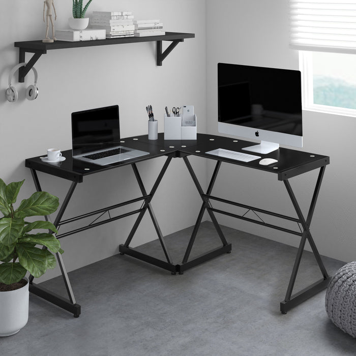 Techni Mobili L-Shaped Computer Desk