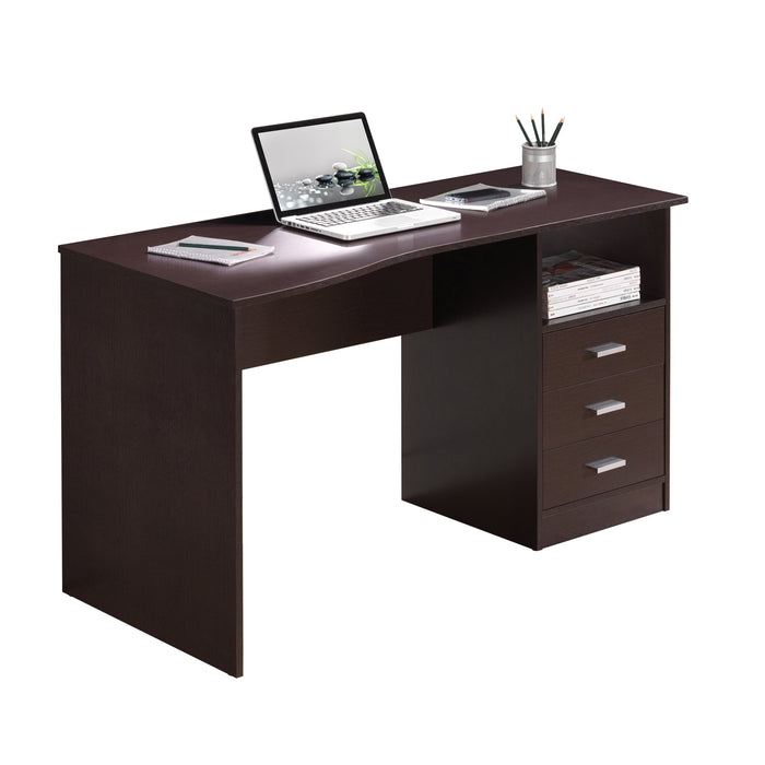 Techni Mobili Modern (3-Drawer) Computer Desk with Drawers