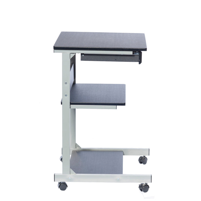 Techni Mobili Rolling Fixed-Height Seated Laptop Cart