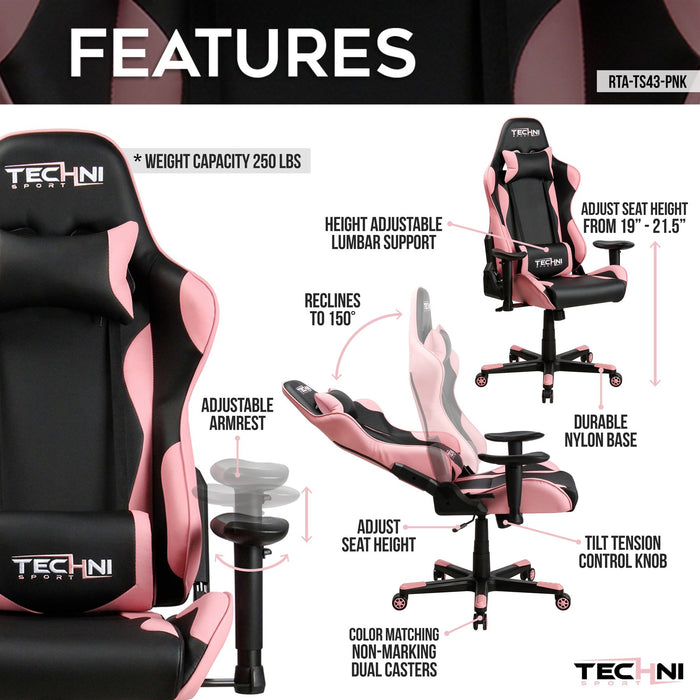 Techni Sport Racing Style Gaming Chair