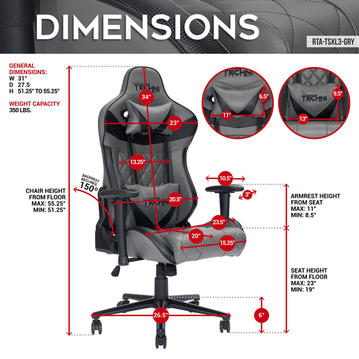 Techni Sport Modern XL Gaming Chair