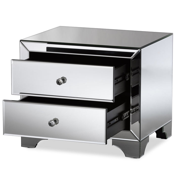 Farrah Glam Style (2-Drawer) Nightstand