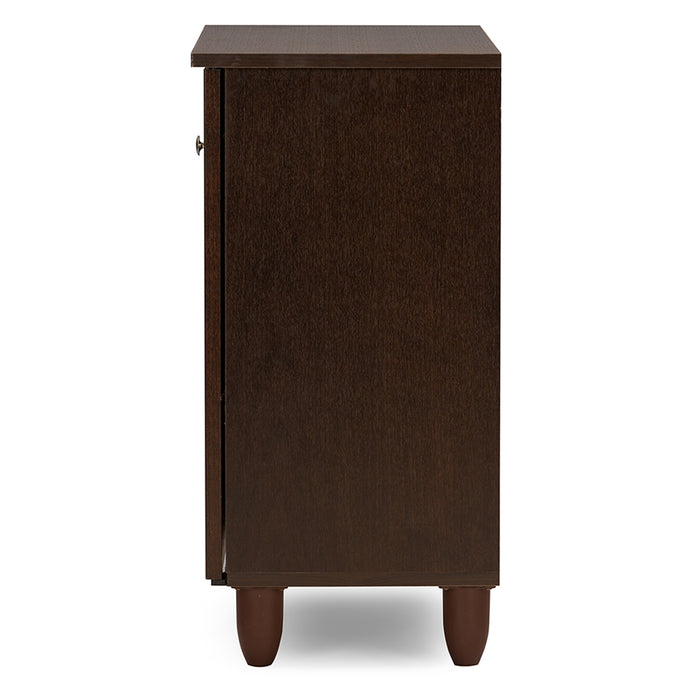 Winda Contemporary (2-Door) Wood Shoe Cabinet