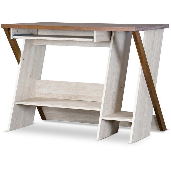 Rhombus Contemporary Wood Desk