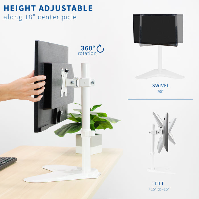 Single Monitor Desk Stand