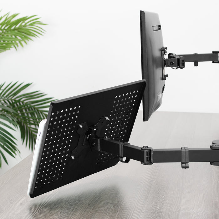 Single Laptop Tray and Desk Mount