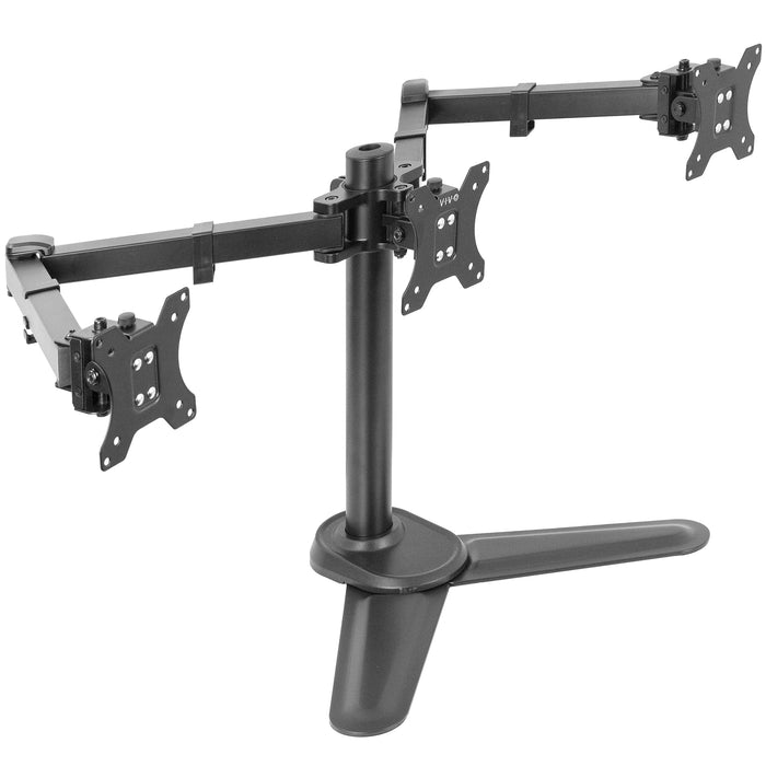 Triple Monitor Desk Stand (17" to 24")