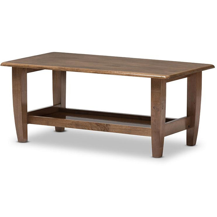 Pierce Contemporary Wood Coffee Table