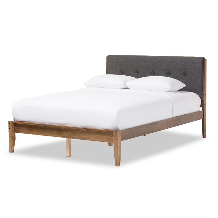 Leyton Mid-Century Platform Bed