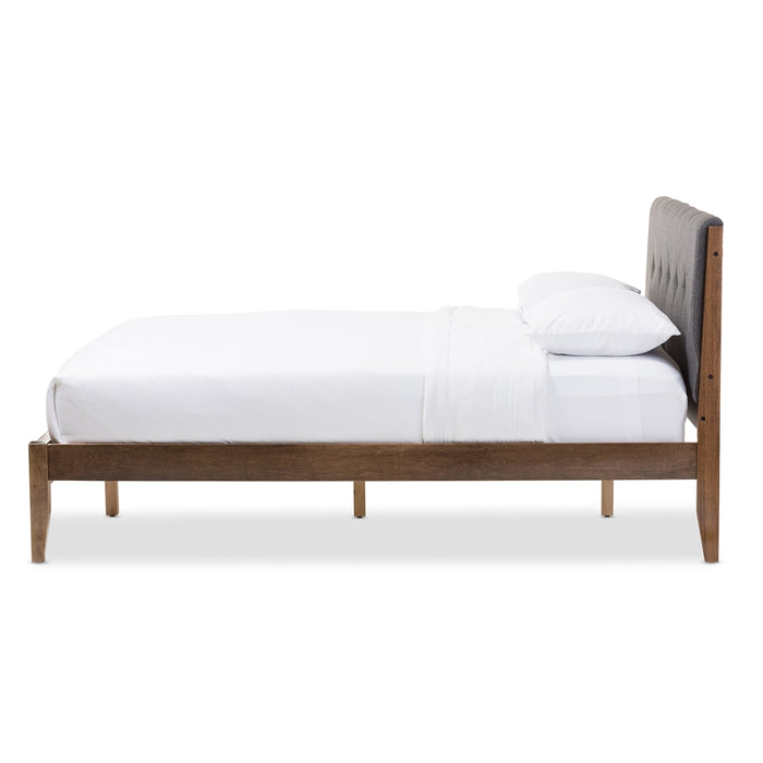 Leyton Mid-Century Platform Bed