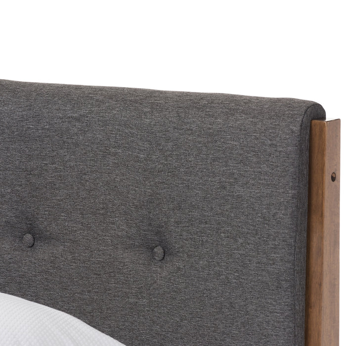 Leyton Mid-Century Platform Bed