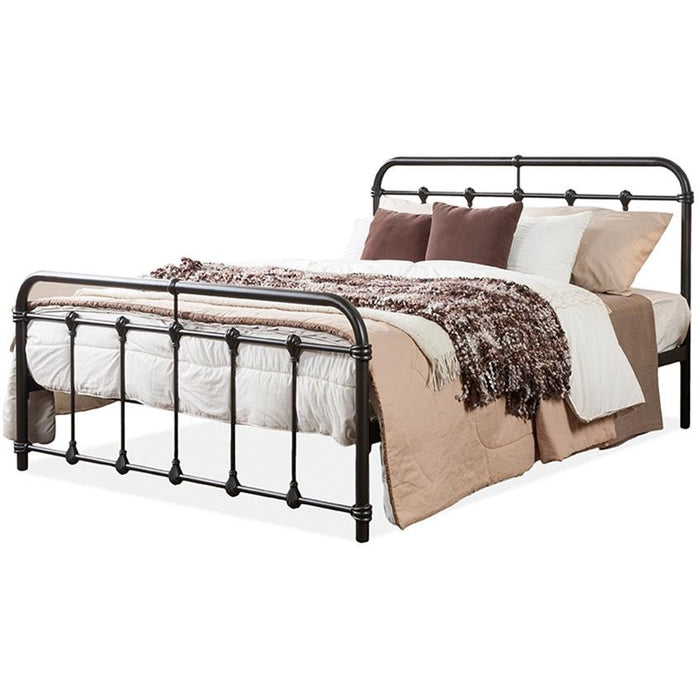 Mandy Vintage Industrial Metal Platform Bed