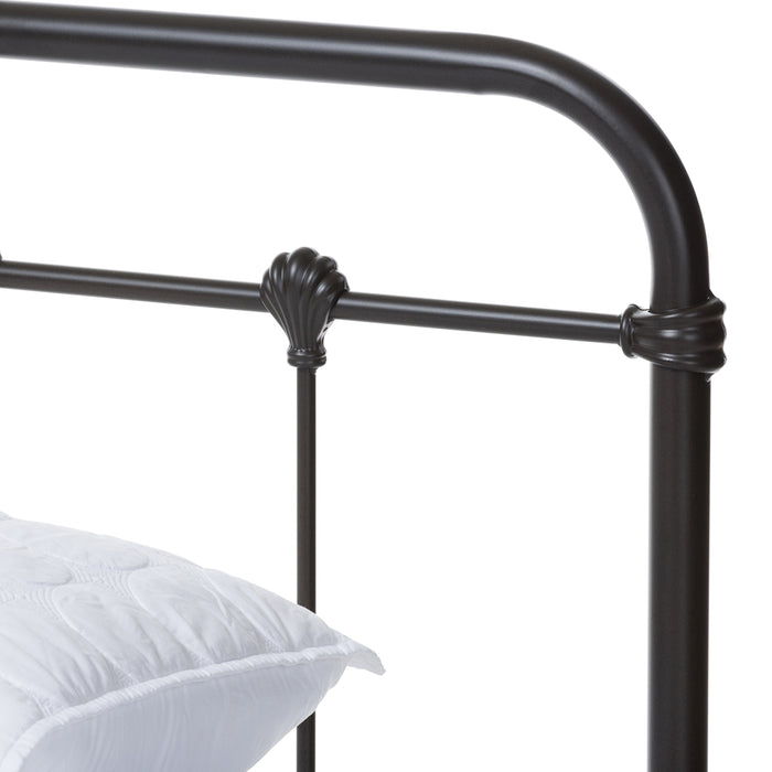 Mandy Vintage Industrial Metal Platform Bed