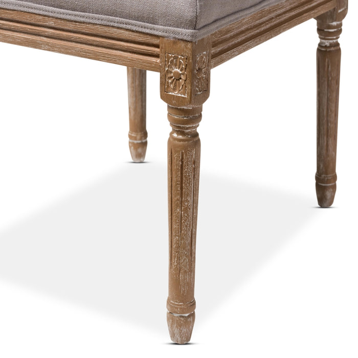 Clairette Traditional Wood Accent Chair