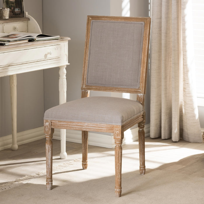 Clairette Traditional Wood Accent Chair