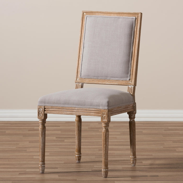 Clairette Traditional Wood Accent Chair