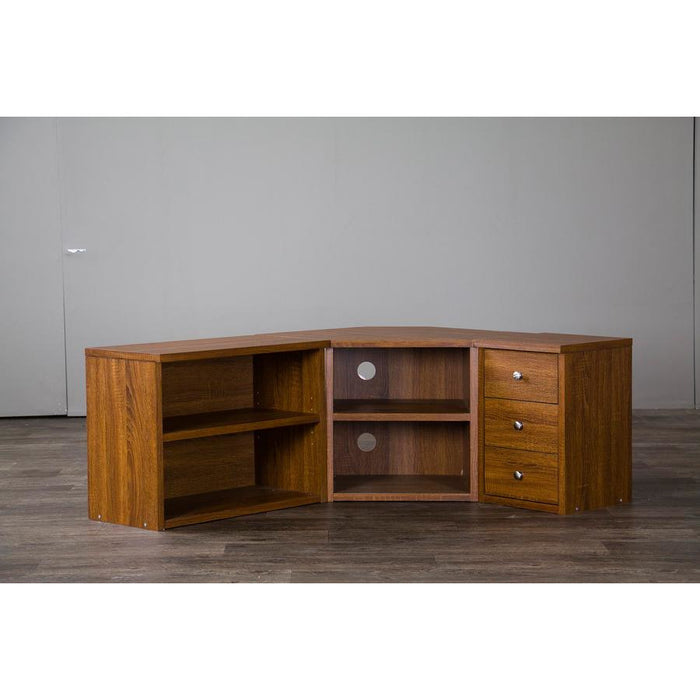 Commodore Contemporary Wood TV Stand