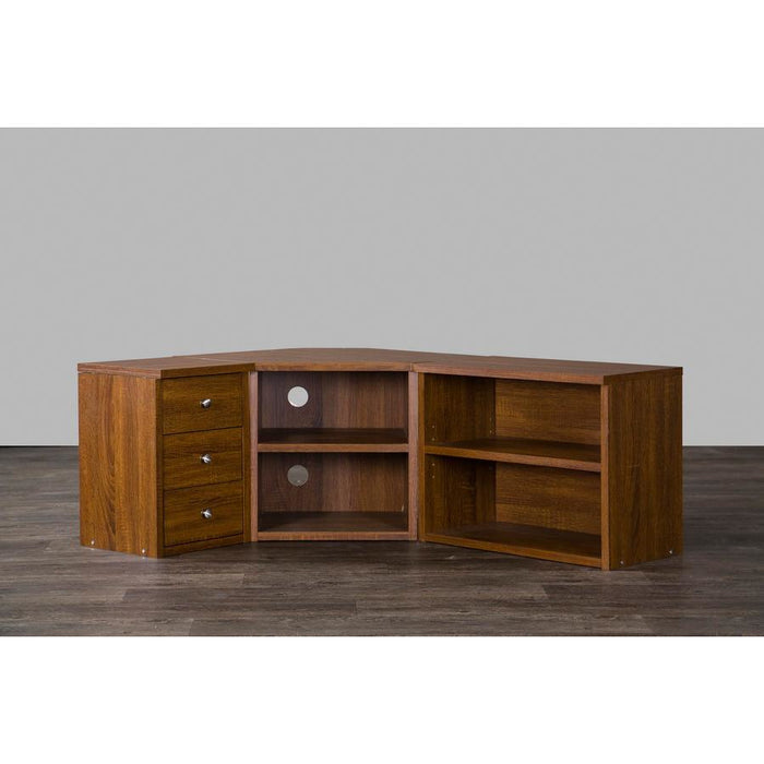 Commodore Contemporary Wood TV Stand