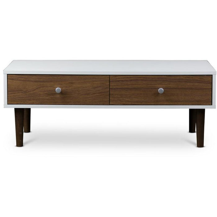 Gemini Contemporary Wood Coffee Table