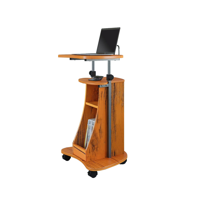 Techni Mobili Sit To Mobile Laptop Cart With Storage Techni Mobili