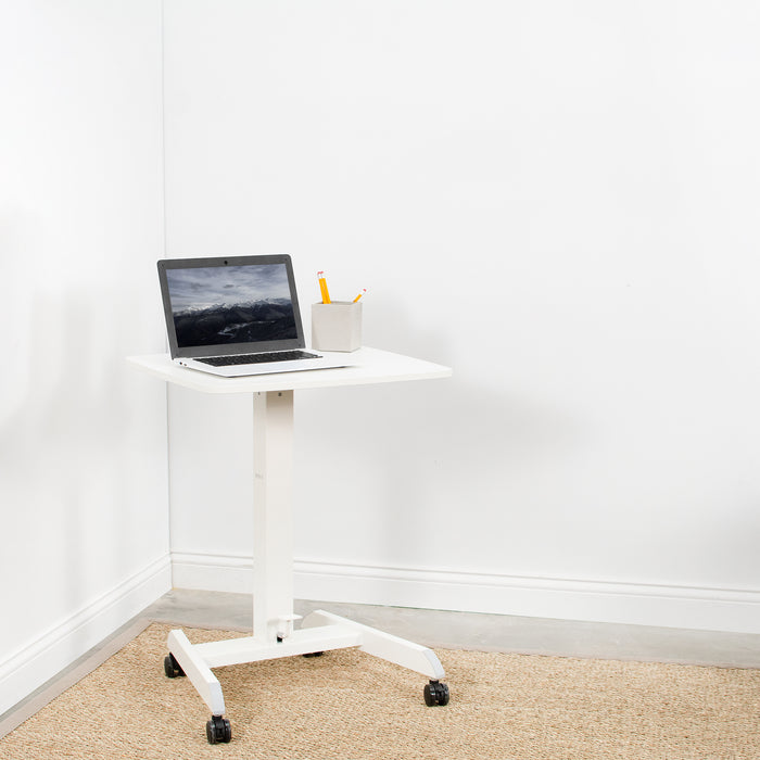 Mobile Foot Pedal Workstation Laptop Stand