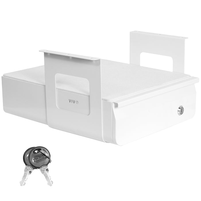 Lockable Pull-Out Drawer for Office Desk