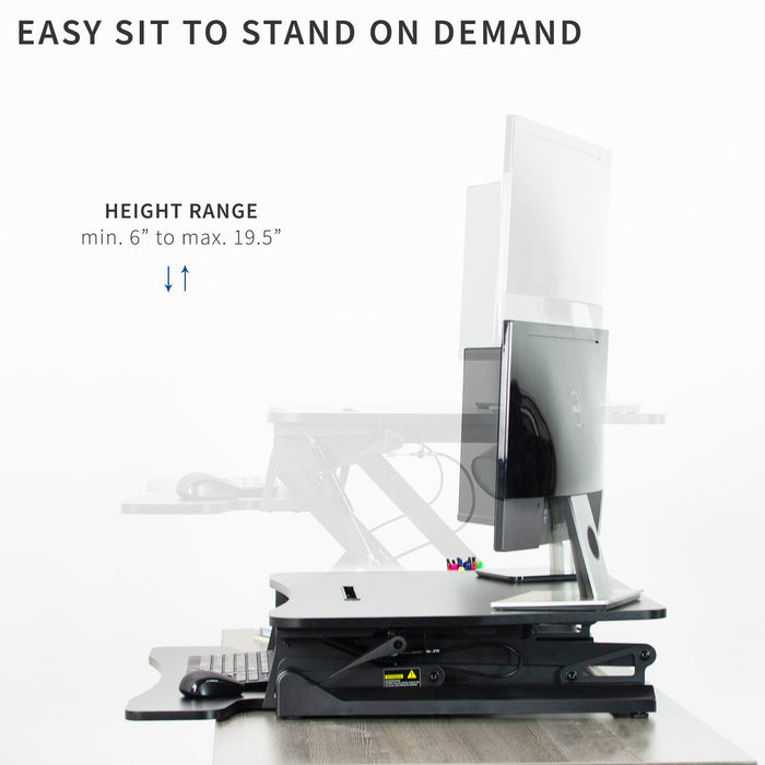 Height Adjustable Desk Converter ("36)