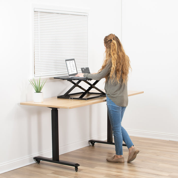 Single Standing Desk Converter (27")
