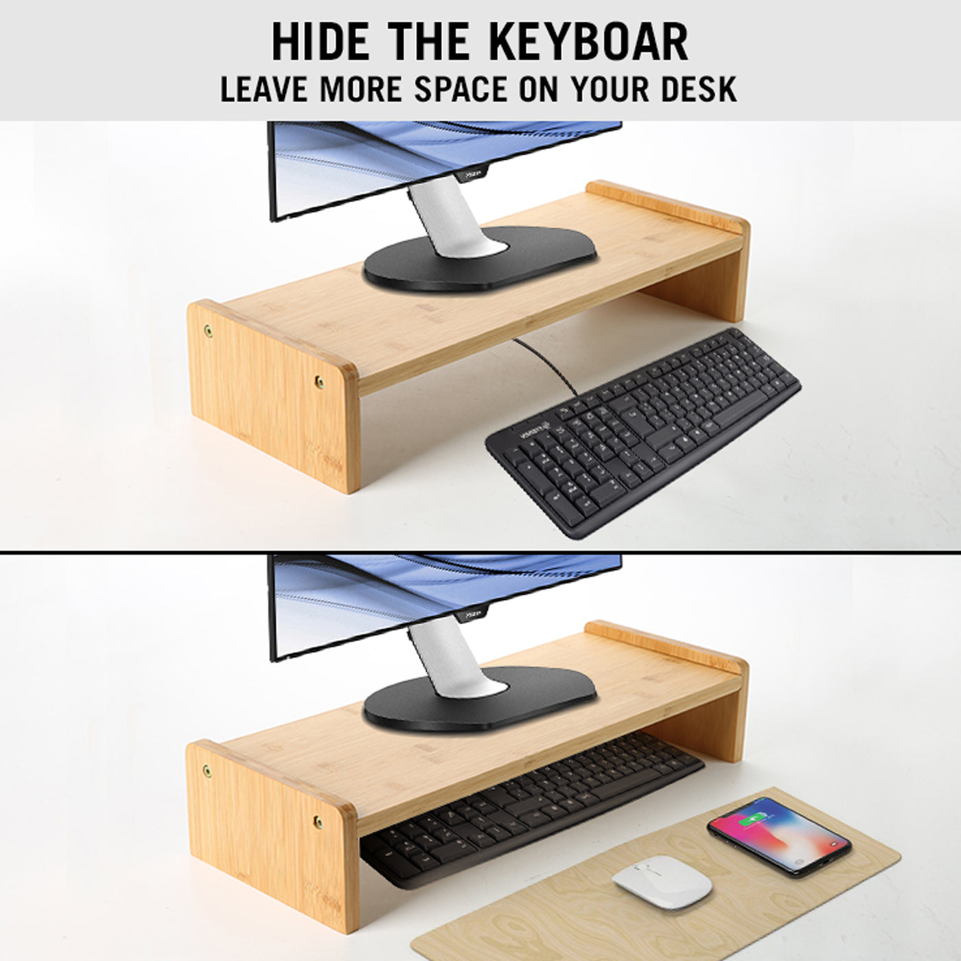 Bamboo Computer/Monitor Stand —