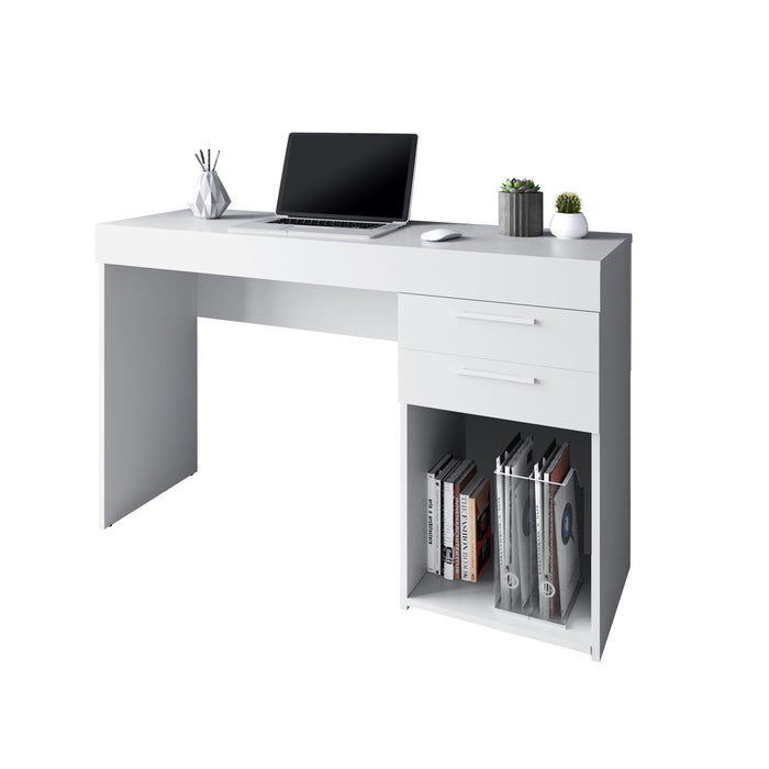 Techni Mobili Modern Writing Desk With 2 Drawer