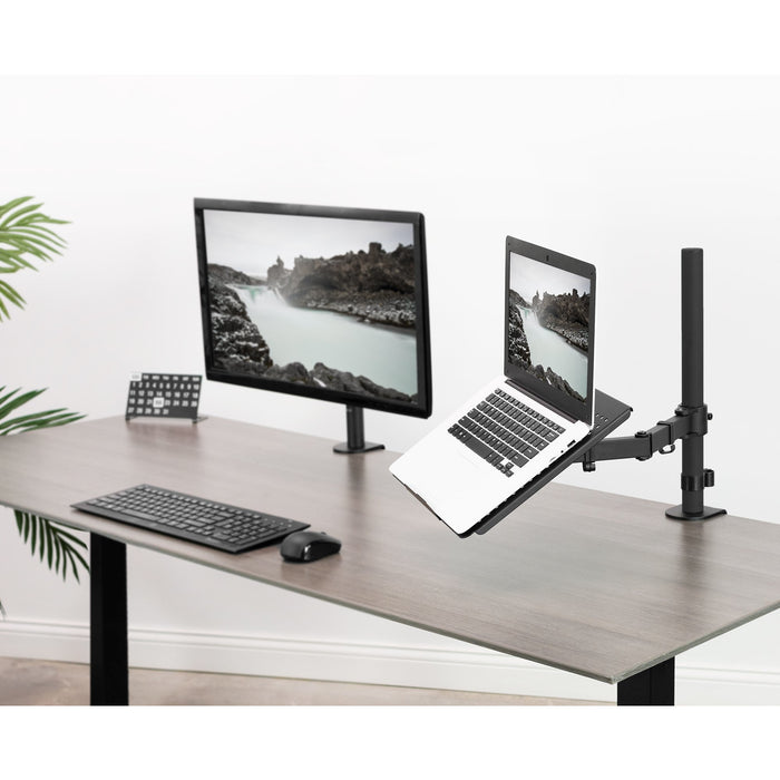 Single Laptop Tray and Desk Mount