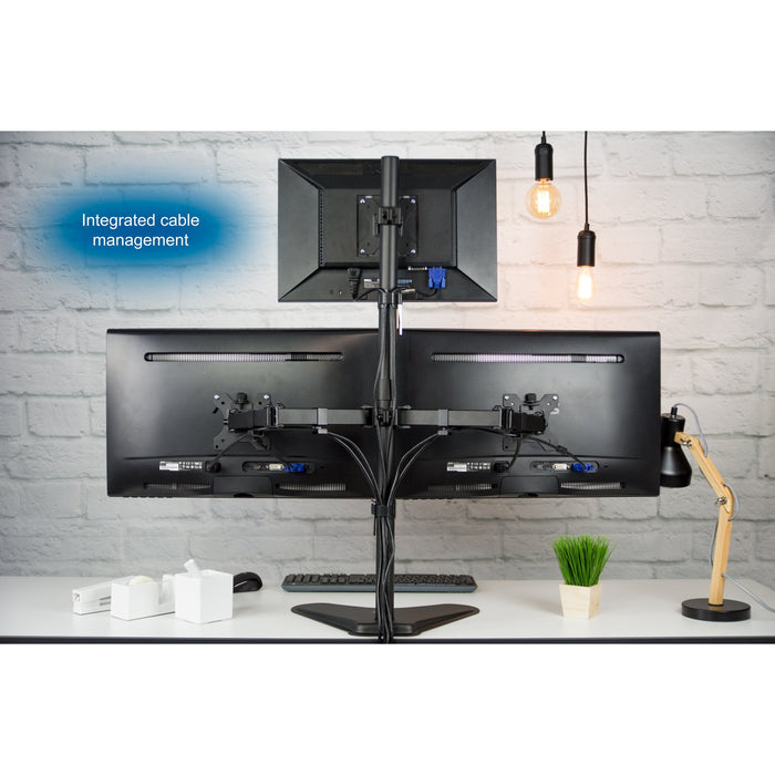 Triple Monitor Desk Stand (13" to 30")