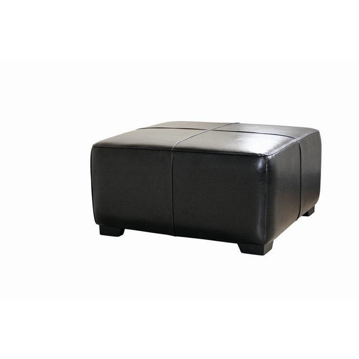 Black Contemporary Footstool Ottoman